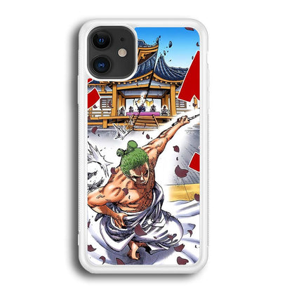 One Piece Zoro Invisible Cut iPhone 12 Case-Oxvistore