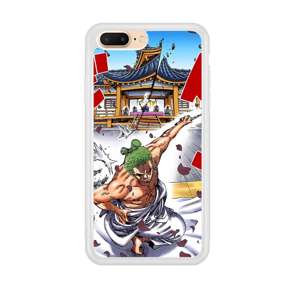 One Piece Zoro Invisible Cut iPhone 7 Plus Case-Oxvistore