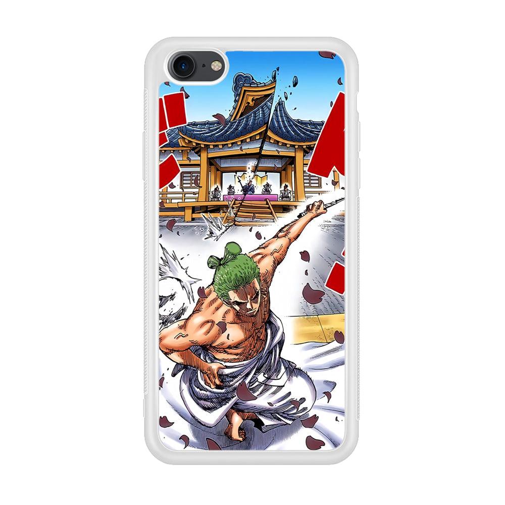 One Piece Zoro Invisible Cut iPhone 8 Case-Oxvistore