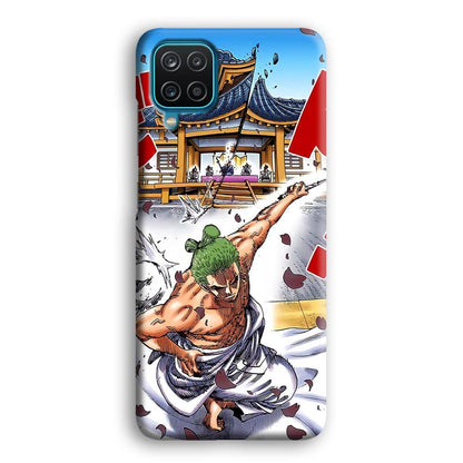 One Piece Zoro Invisible Cut Samsung Galaxy A12 Case-Oxvistore