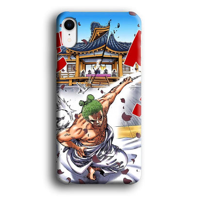 One Piece Zoro Invisible Cut iPhone XR Case-Oxvistore