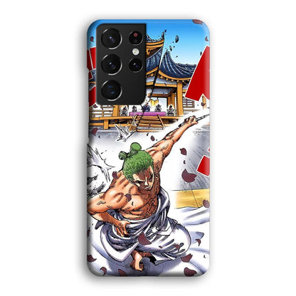 One Piece Zoro Invisible Cut Samsung Galaxy S21 Ultra Case-Oxvistore