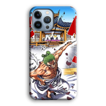 One Piece Zoro Invisible Cut iPhone 14 Pro Case-Oxvistore