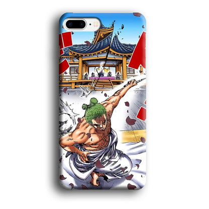 One Piece Zoro Invisible Cut iPhone 7 Plus Case-Oxvistore