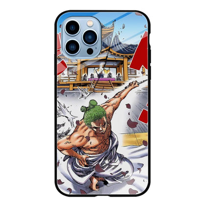 One Piece Zoro Invisible Cut iPhone 15 Pro Max Case-Oxvistore