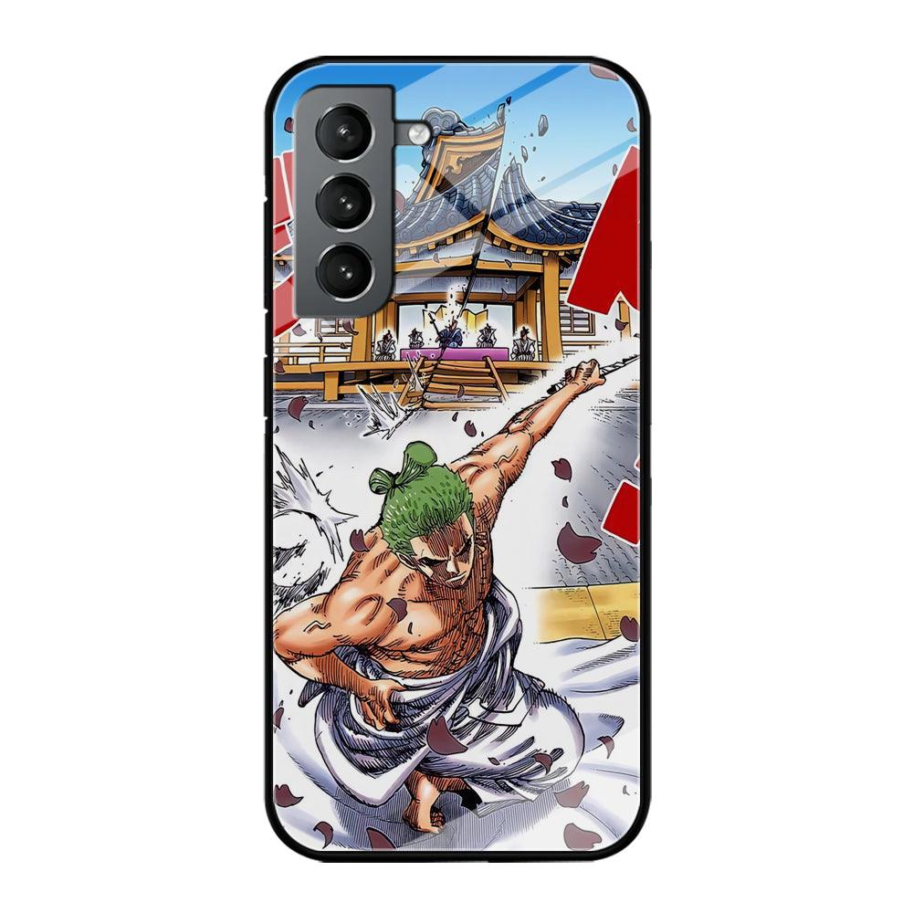 One Piece Zoro Invisible Cut Samsung Galaxy S21 Plus Case-Oxvistore