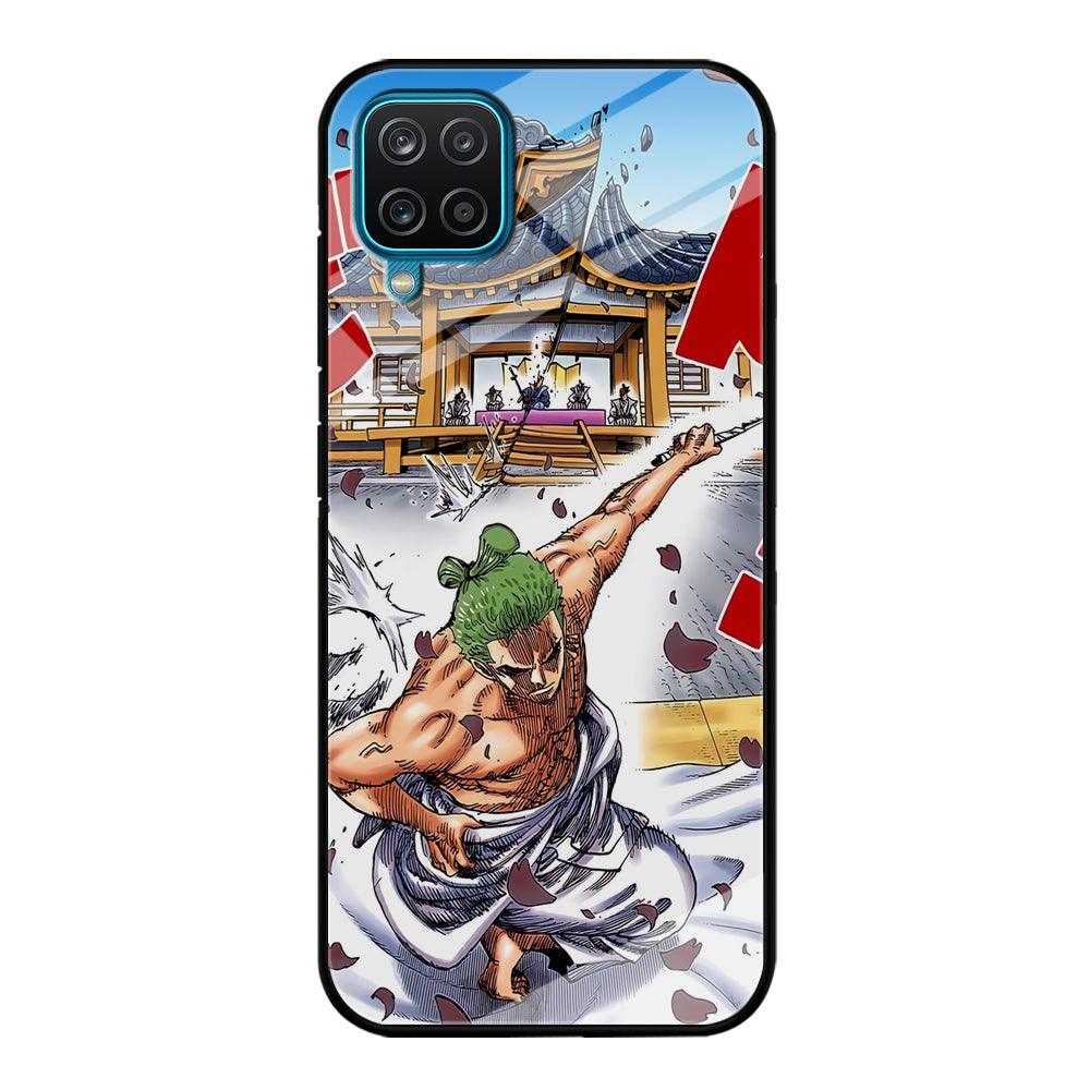 One Piece Zoro Invisible Cut Samsung Galaxy A12 Case-Oxvistore