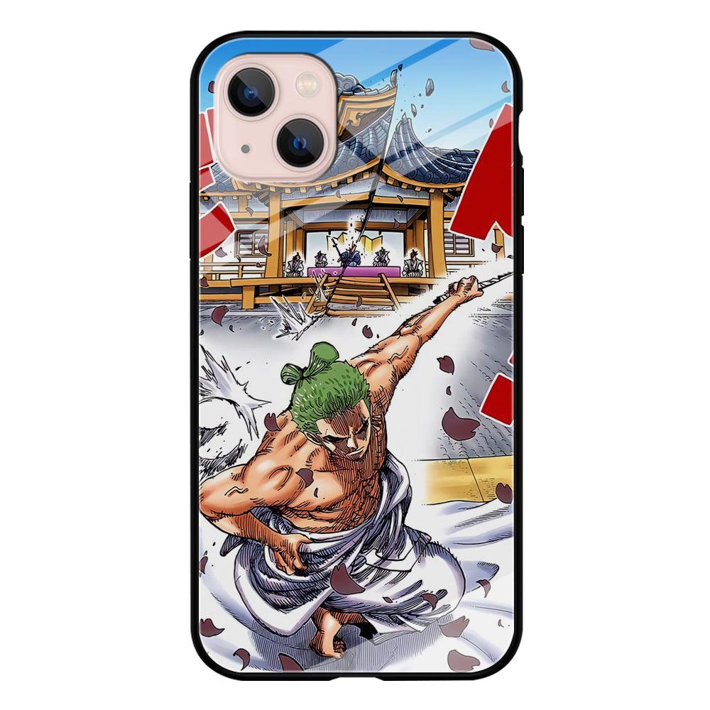 One Piece Zoro Invisible Cut iPhone 14 Case-Oxvistore