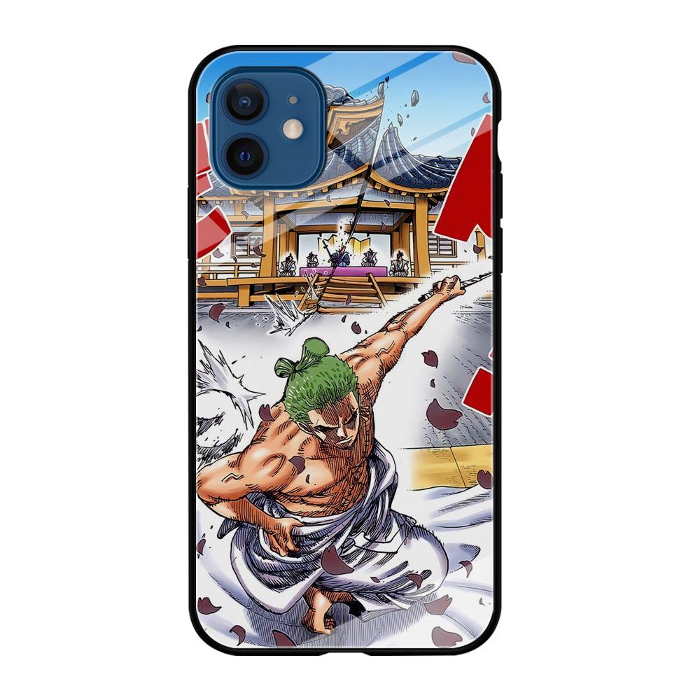 One Piece Zoro Invisible Cut iPhone 12 Case-Oxvistore