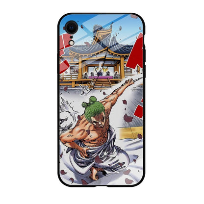 One Piece Zoro Invisible Cut iPhone XR Case-Oxvistore