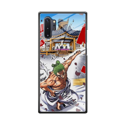 One Piece Zoro Invisible Cut Samsung Galaxy Note 10 Plus Case-Oxvistore