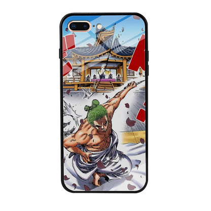 One Piece Zoro Invisible Cut iPhone 7 Plus Case-Oxvistore