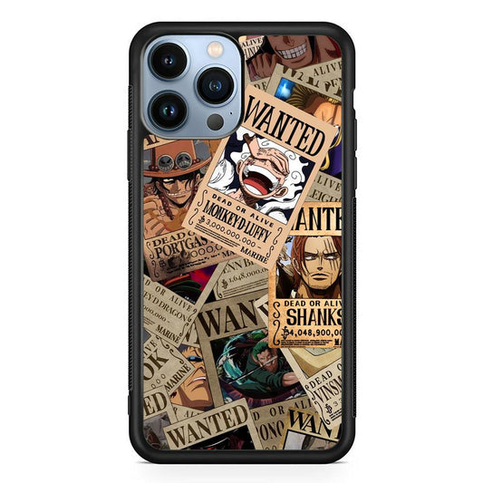 One Piece a New Era has Come iPhone 13 Pro Max Case-Rubber Black (2D Case)-Oxvistore