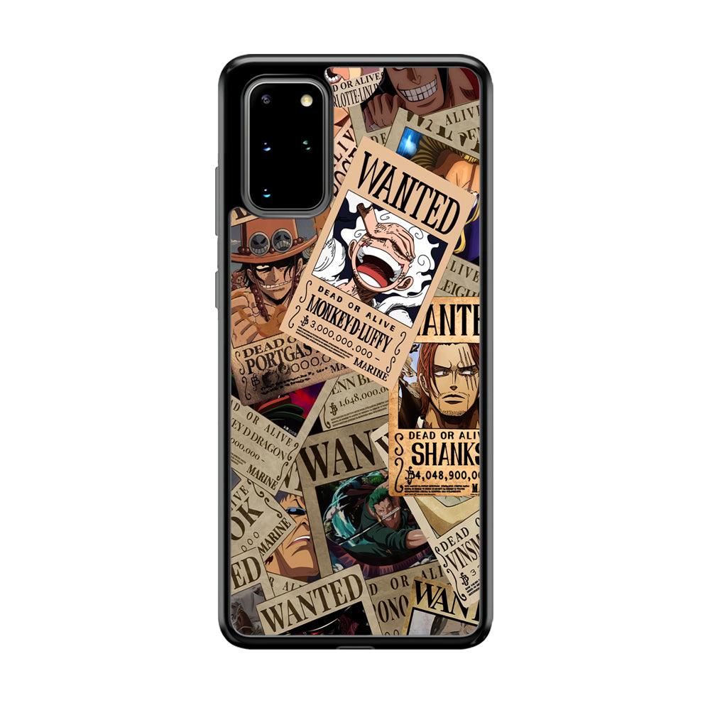 One Piece a New Era has Come Samsung Galaxy S20 Plus Case-Rubber Black (2D Case)-Oxvistore
