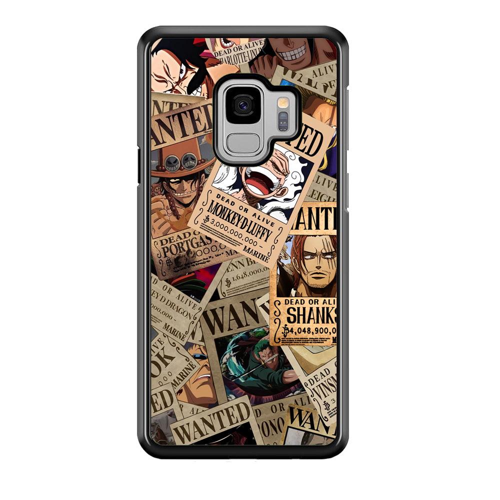One Piece a New Era has Come Samsung Galaxy S9 Case-Rubber Black (2D Case)-Oxvistore
