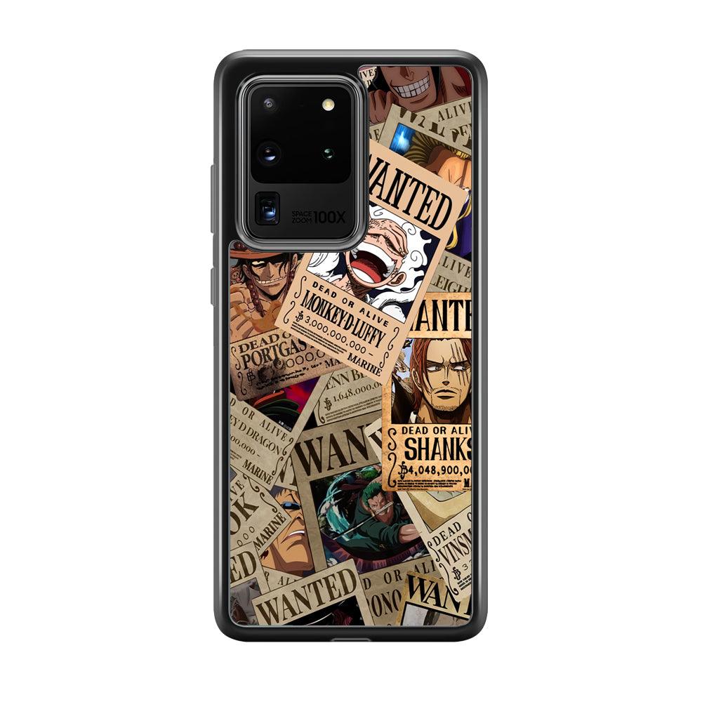 One Piece a New Era has Come Samsung Galaxy S20 Ultra Case-Rubber Black (2D Case)-Oxvistore