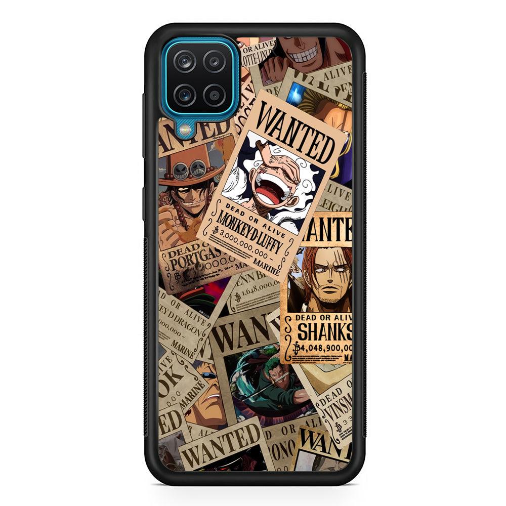 One Piece a New Era has Come Samsung Galaxy A12 Case-Rubber Black (2D Case)-Oxvistore