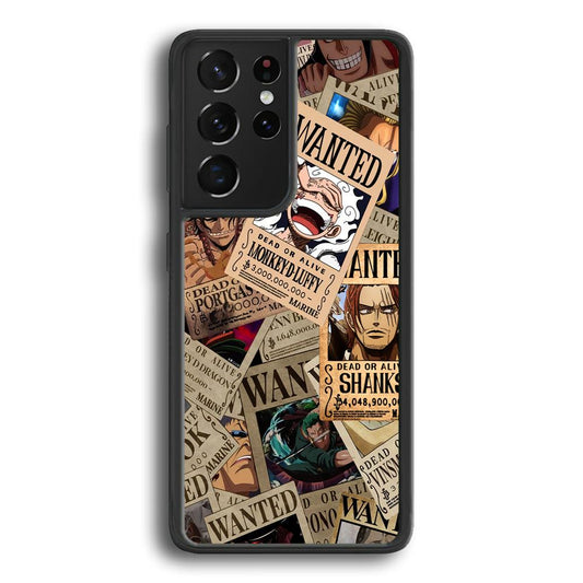 One Piece a New Era has Come Samsung Galaxy S24 Ultra Case-Rubber Black (2D Case)-Oxvistore