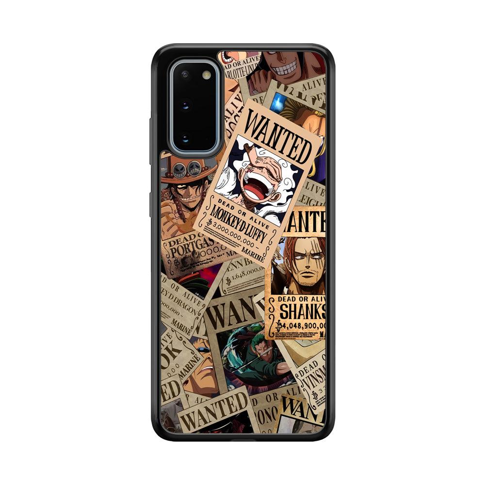 One Piece a New Era has Come Samsung Galaxy S20 Case-Rubber Black (2D Case)-Oxvistore