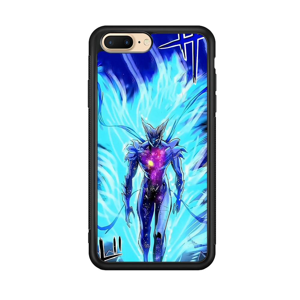 One Punch Man Cosmic Garou Show iPhone 8 Plus Case-Rubber Black (2D Case)-Oxvistore