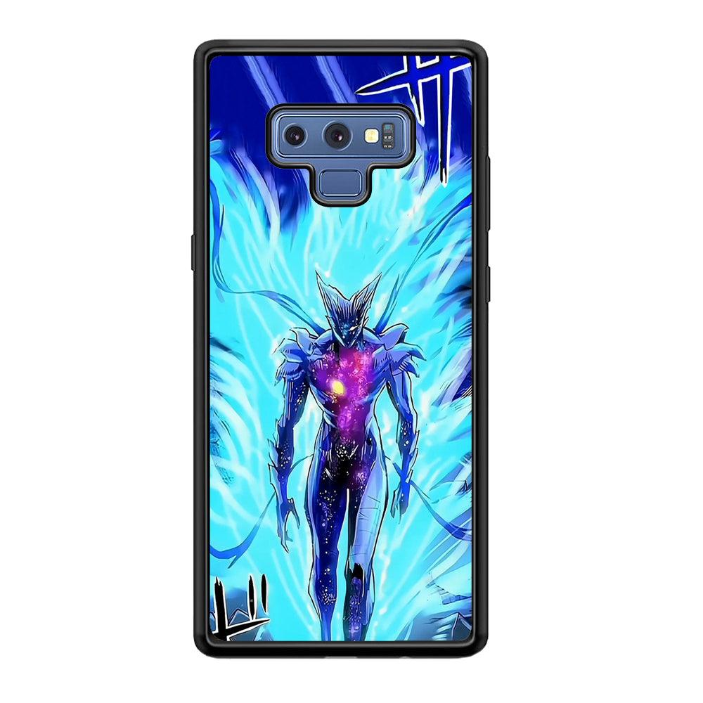 One Punch Man Cosmic Garou Show Samsung Galaxy Note 9 Case-Rubber Black (2D Case)-Oxvistore