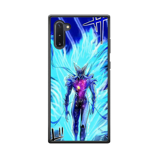 One Punch Man Cosmic Garou Show Samsung Galaxy Note 10 Case-Rubber Black (2D Case)-Oxvistore