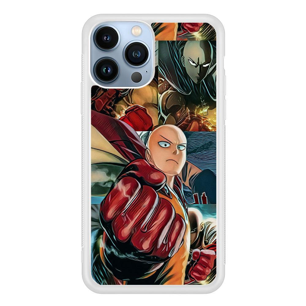 One Punch Man No Time to Smile iPhone 15 Pro Max Case-Oxvistore