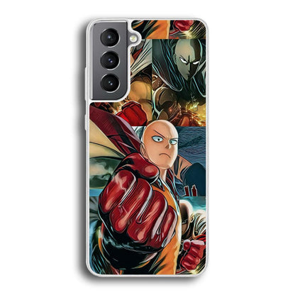 One Punch Man No Time to Smile Samsung Galaxy S21 Plus Case-Oxvistore