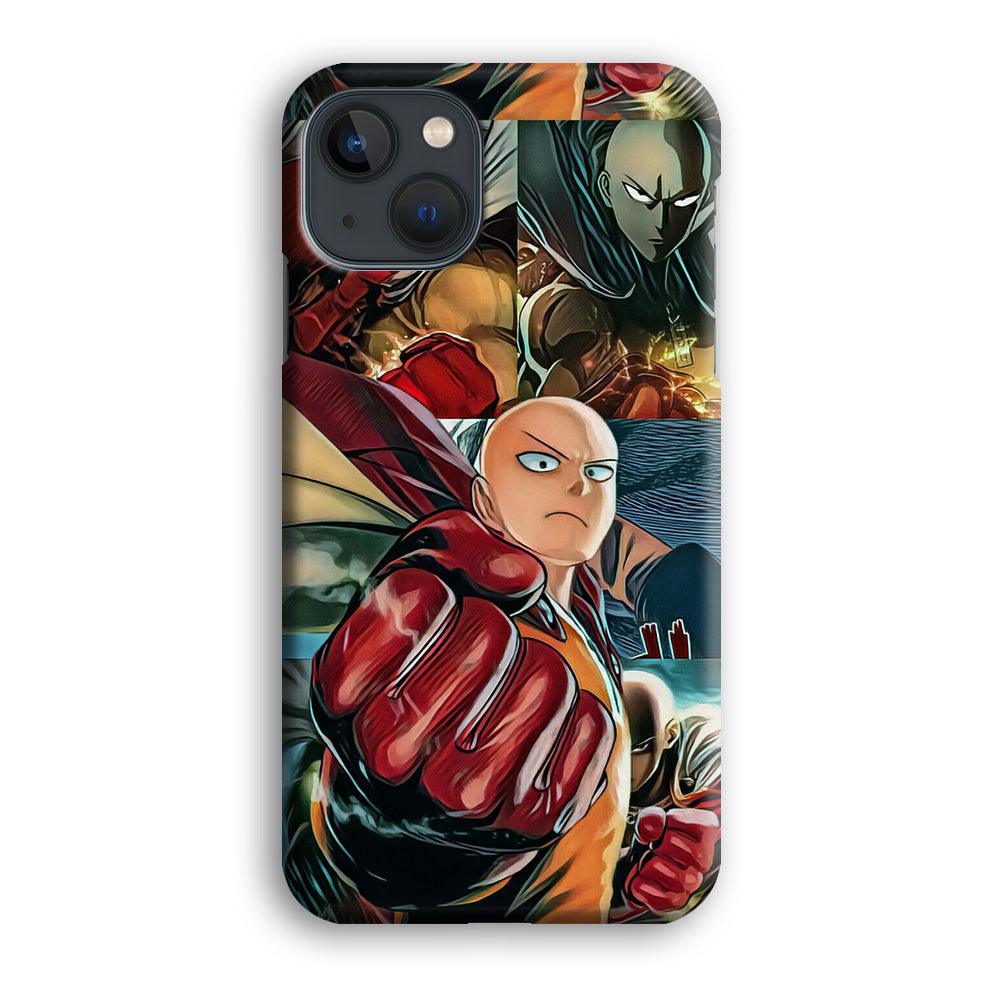 One Punch Man No Time to Smile iPhone 14 Plus Case-Oxvistore