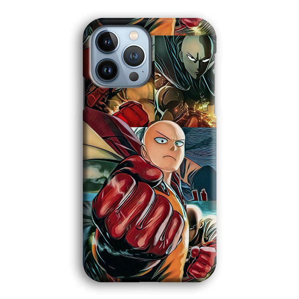 One Punch Man No Time to Smile iPhone 14 Pro Max Case-Oxvistore