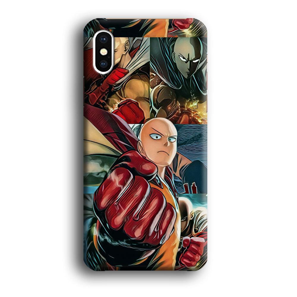 One Punch Man No Time to Smile iPhone Xs Max Case-Oxvistore