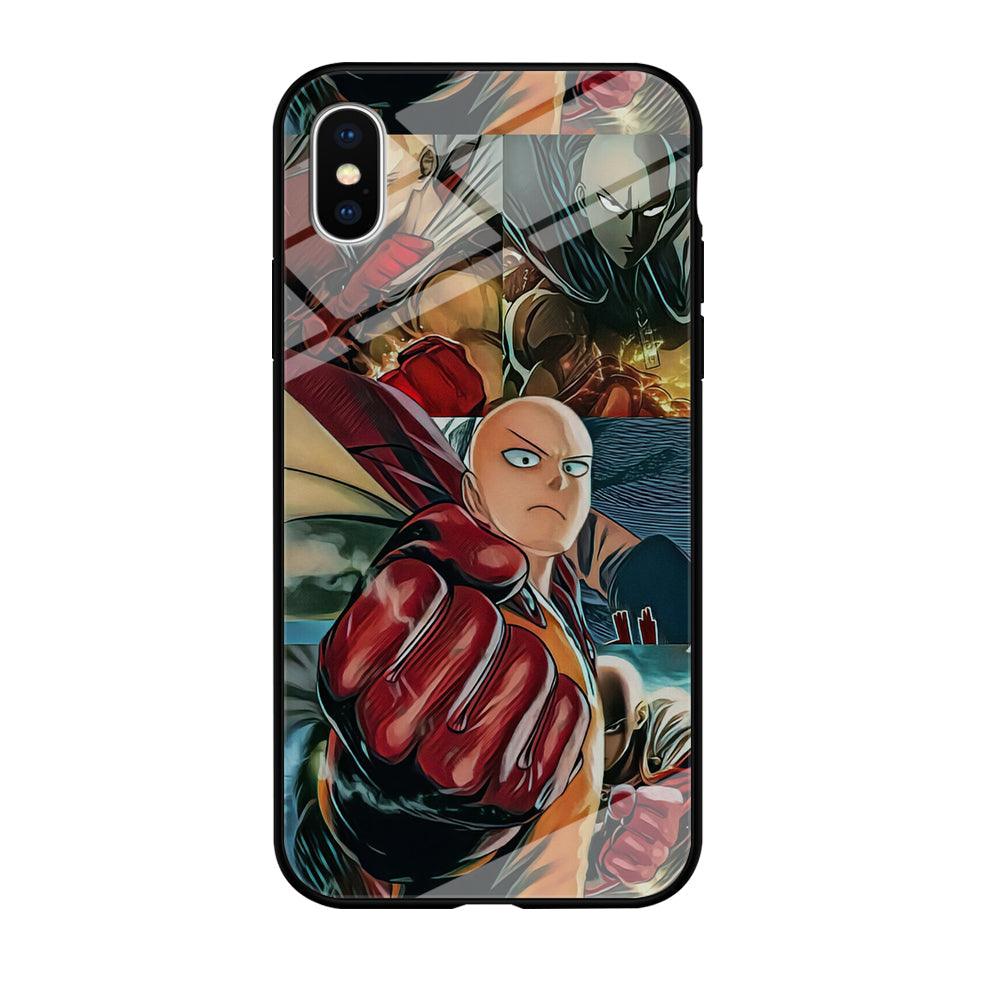 One Punch Man No Time to Smile iPhone Xs Max Case-Oxvistore