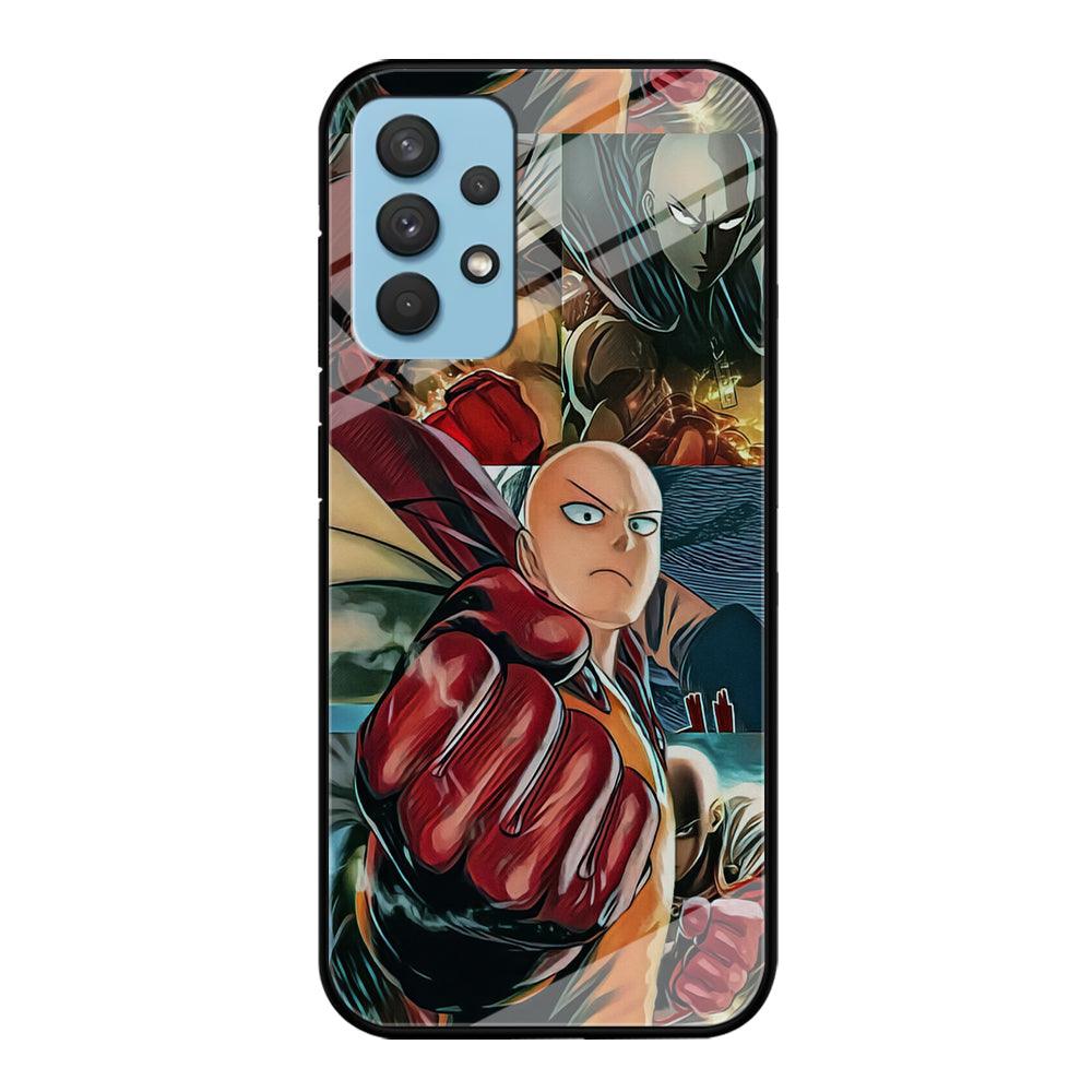 One Punch Man No Time to Smile Samsung Galaxy A32 Case-Oxvistore