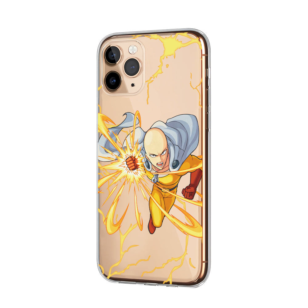 One Punch Man Serious Attack Clear Soft Case