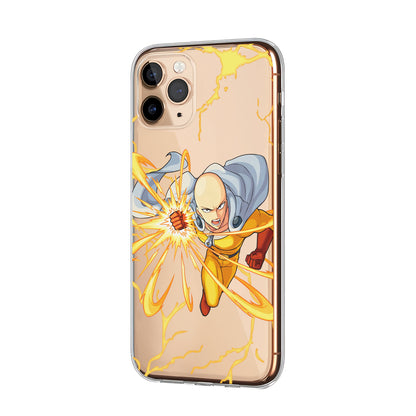 One Punch Man Serious Attack Clear Soft Case