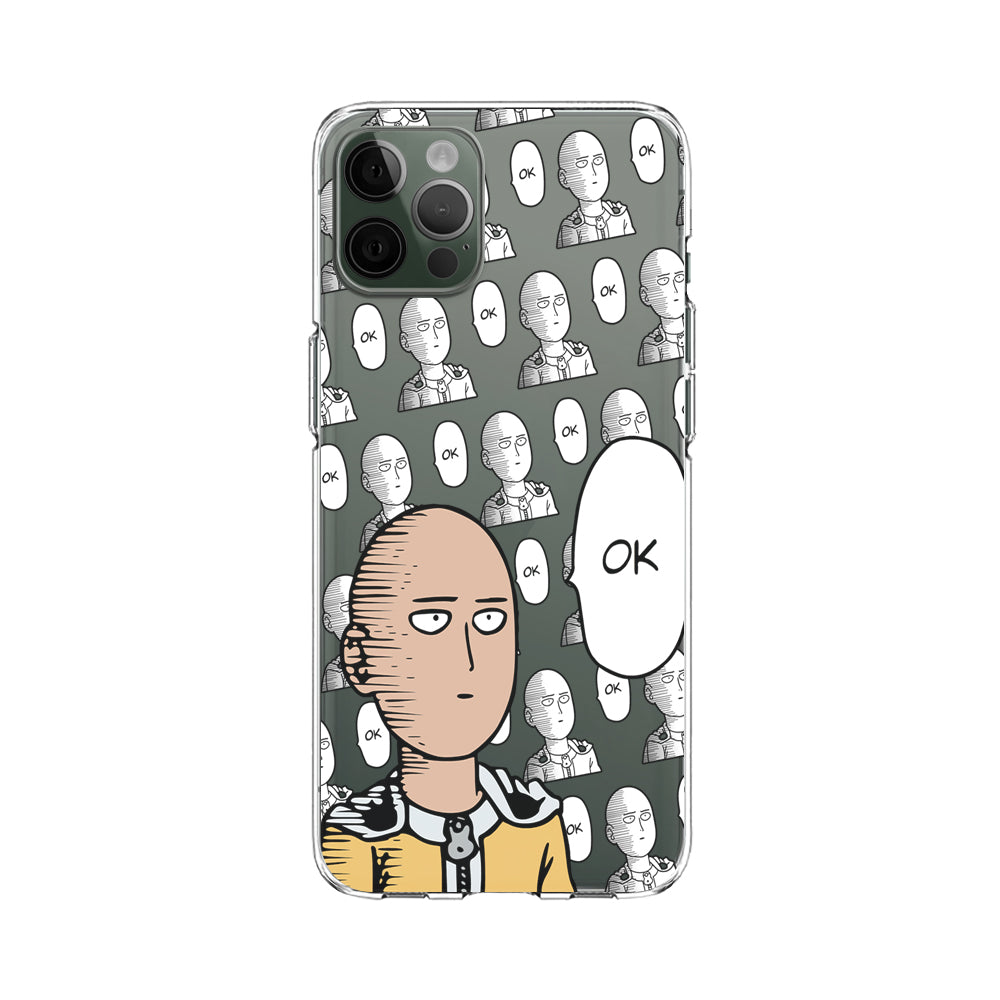 One Punch Man Time to Fight Clear Soft Case