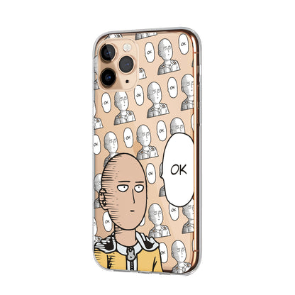 One Punch Man Time to Fight Clear Soft Case