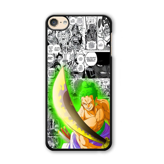 One Piece Zoro wit Enma iPod Touch 6 Case-Plastic Black (2D Case)-Oxvistore