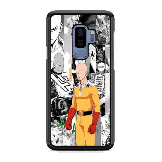 One Punch Man Time for Discount Samsung Galaxy S9 Plus Case-Rubber Black (2D Case)-Oxvistore