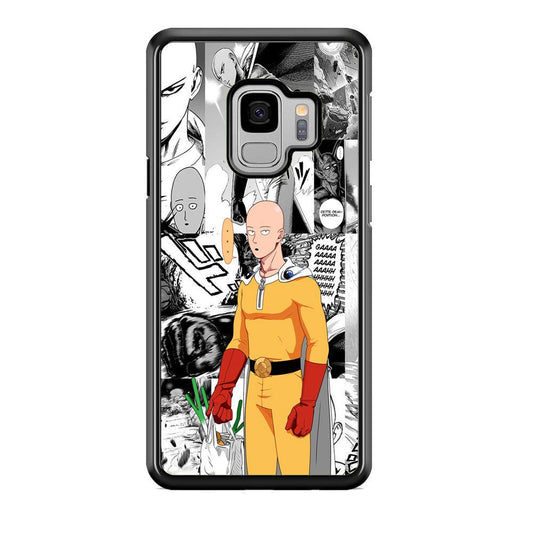 One Punch Man Time for Discount Samsung Galaxy S9 Case-Rubber Black (2D Case)-Oxvistore
