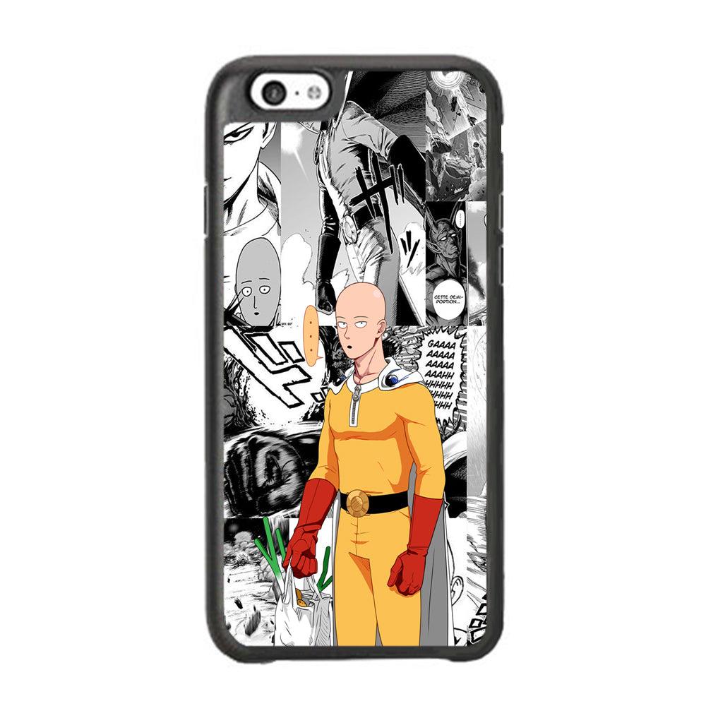 One Punch Man Time for Discount iPhone 6 Plus | 6s Plus Case-Rubber Black (2D Case)-Oxvistore