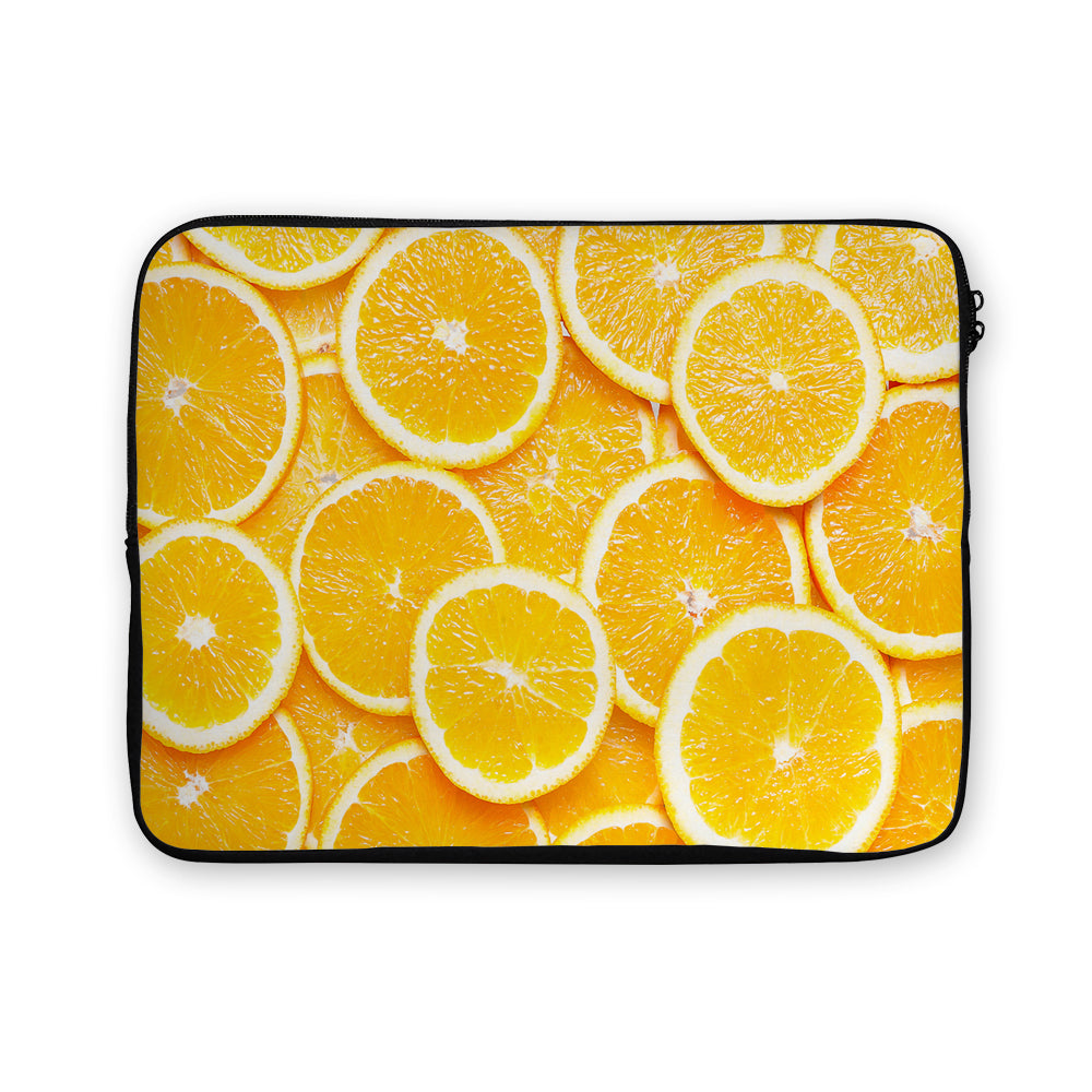 Orange Slices Fruit Pattern Laptop Sleeve Protective Cover