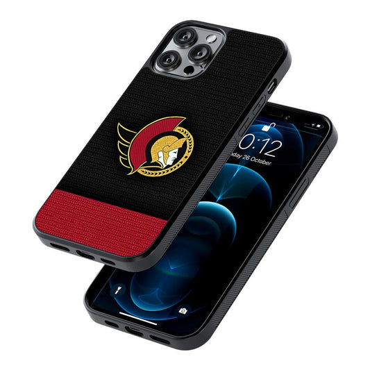 Ottawa Senators Pattern 2D Rubber Phone Case-Oxvistore