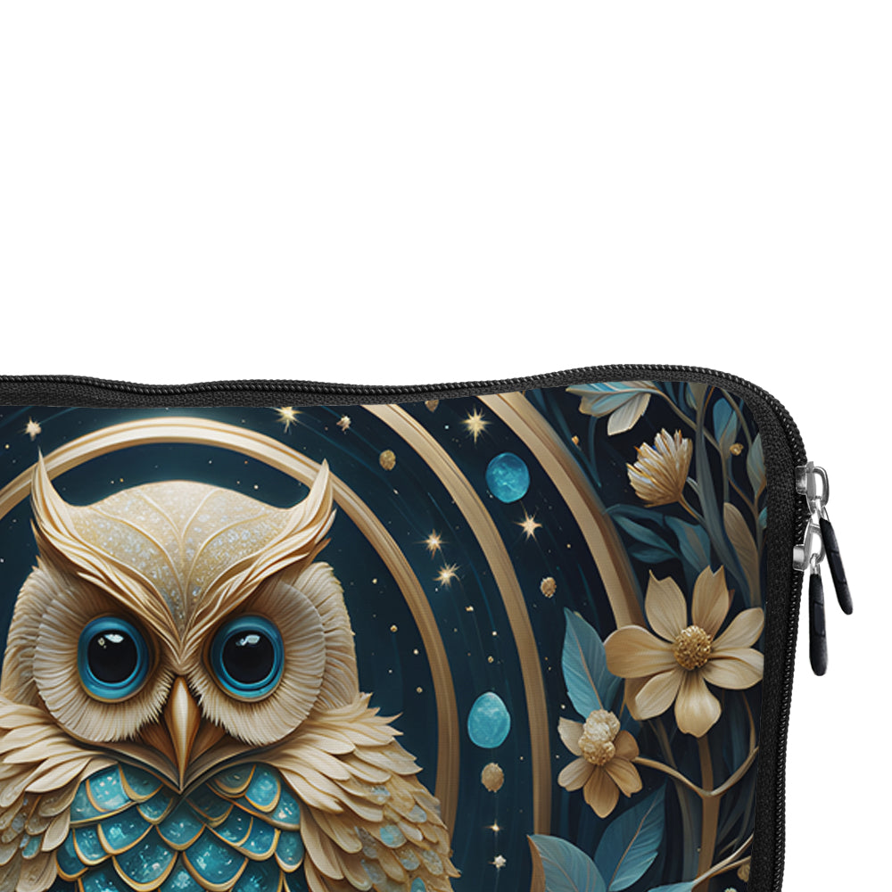 Owl Futuristic Art Laptop Sleeve Protective Cover