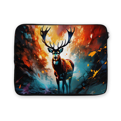 Painting Of A Deer Laptop Sleeve Protective Cover