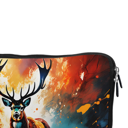 Painting Of A Deer Laptop Sleeve Protective Cover