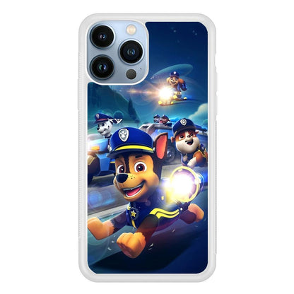 Paw Patrol Night on Duty iPhone 15 Pro Max Case-Oxvistore