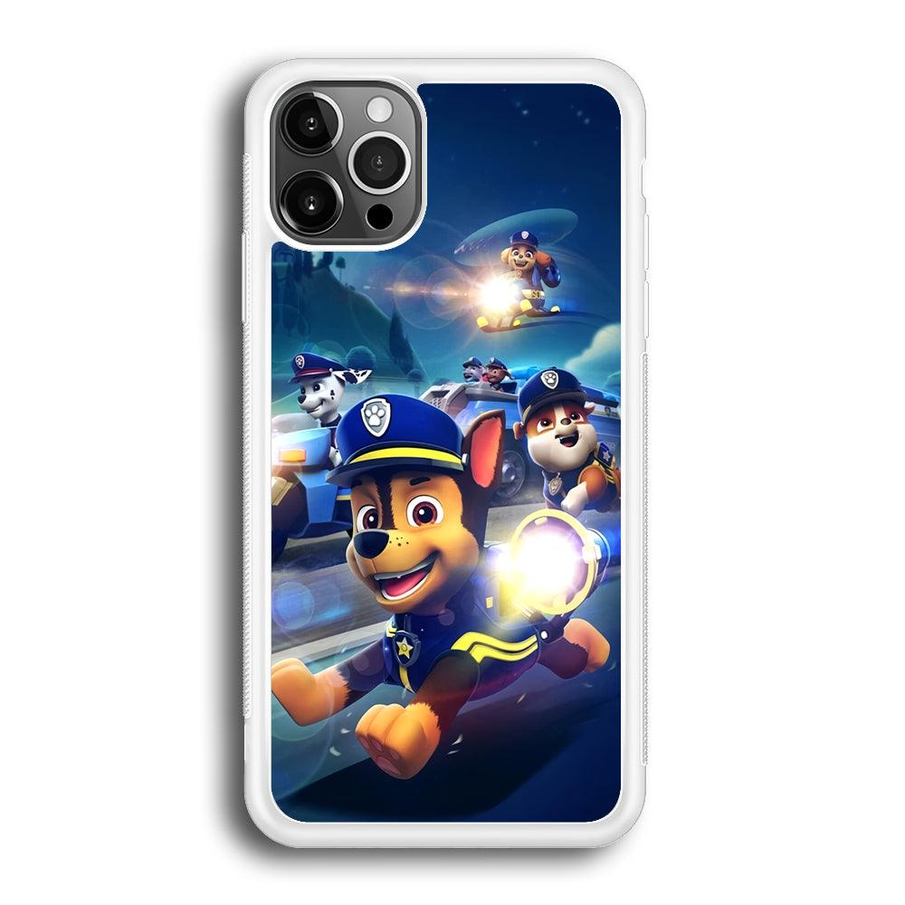 Paw Patrol Night on Duty iPhone 12 Pro Case-Oxvistore