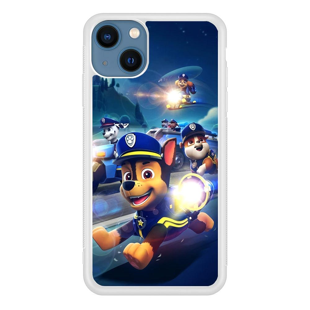 Paw Patrol Night on Duty iPhone 13 Case-Oxvistore