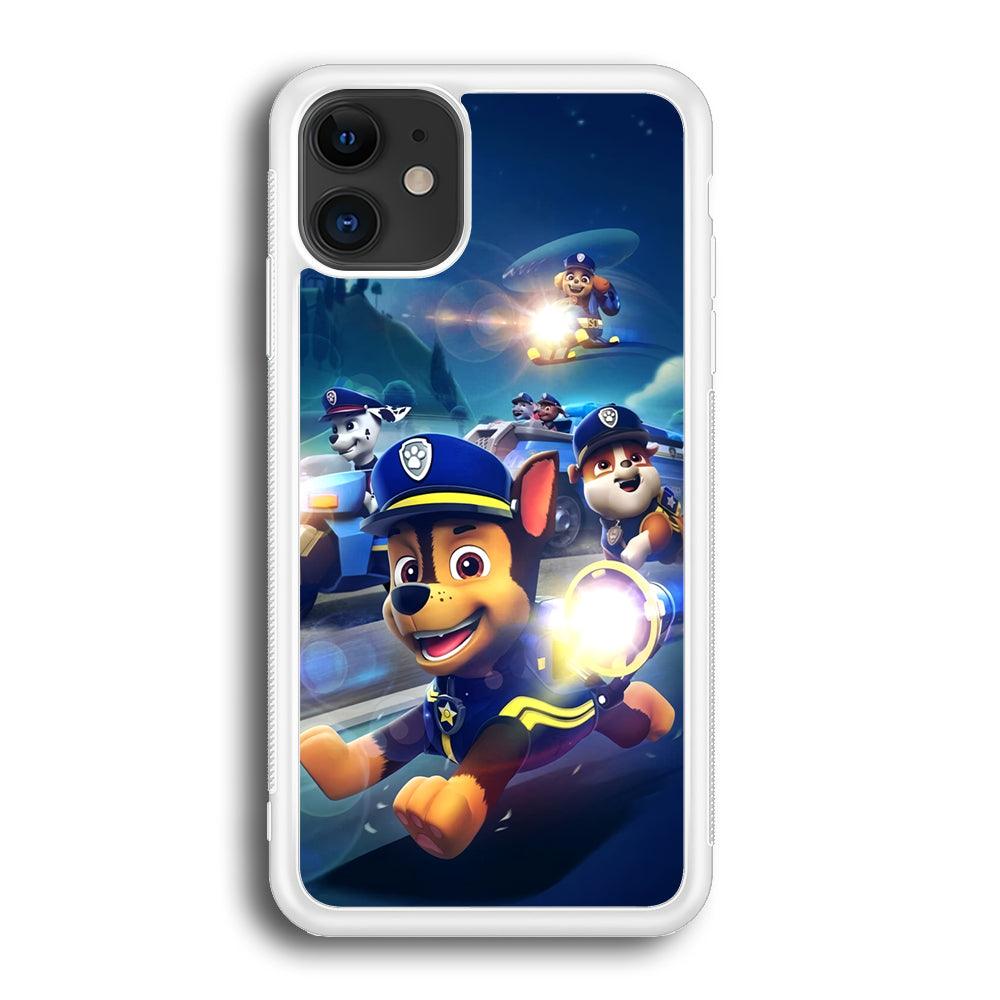 Paw Patrol Night on Duty iPhone 12 Case-Oxvistore